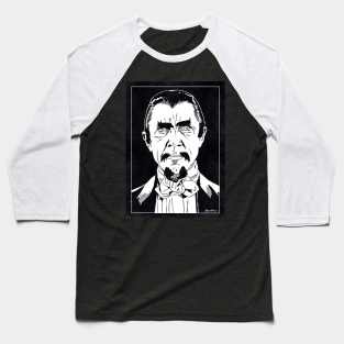 MURDER LEGENDRE - White Zombie (Black and White) Baseball T-Shirt